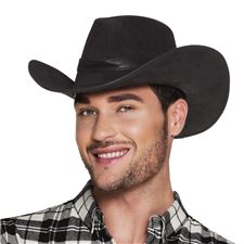 wyoming-cowboyhatt/-svart-one-size