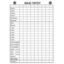 maxi-yatzyblokk