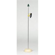 tapping-woodpecker-blackh=-45-cm/-on-metal-stick/-