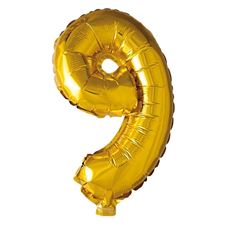 gullfarget-folieballong/-tallet-9-41cm