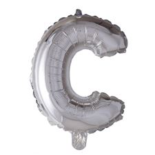 solvfarget-folieballong/-bokstaven-c-41cm