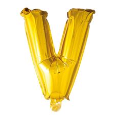 gullfarget-folieballong/-bokstaven-v-41cm