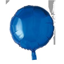 folieballong/-bla-rund-46cm