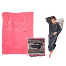 pink-comfort-blanket-with-sleeves--pockets/-100-
