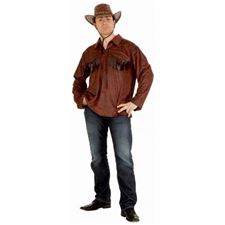 western-skjorte/-brun-str50/52