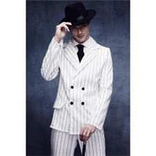 gangster-suit/white/blk-pin-stripes