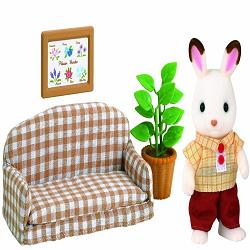 sf chocolate rabbit father set/ sofa