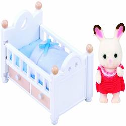 sf chocolate rabbit baby set baby bed