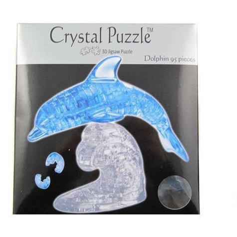 puzzle crystal bla delfin 95 deler