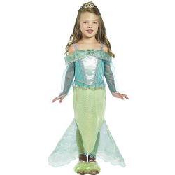 mermaid princess dress with sleeves 3 4