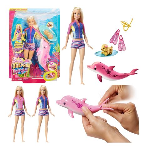 barbie dolphin snorkel fun 