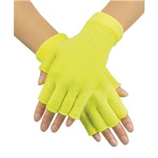 fingerlose-hansker/-neon-gule-one-size