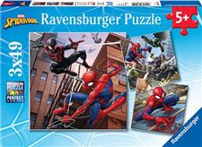 ravensburger-puslespill/-spidermann-3x49-5+