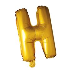 gullfarget-folieballong/-bokstaven-h-41cm