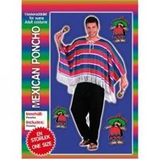 mexican-poncho-one-size-ungdom/voksen
