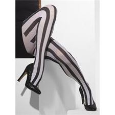 tights/blackwhite-vertical-striped