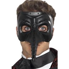 gotisk-capitano-maske/-sort