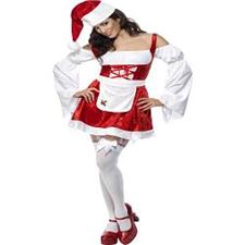 fever-christmas-maid-costume/red-dressa