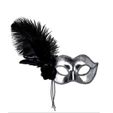 silver-venice-eyemask-with-rose/-beads--feathers