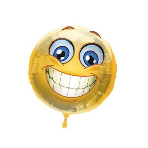 folieballong/ smiley 43cm