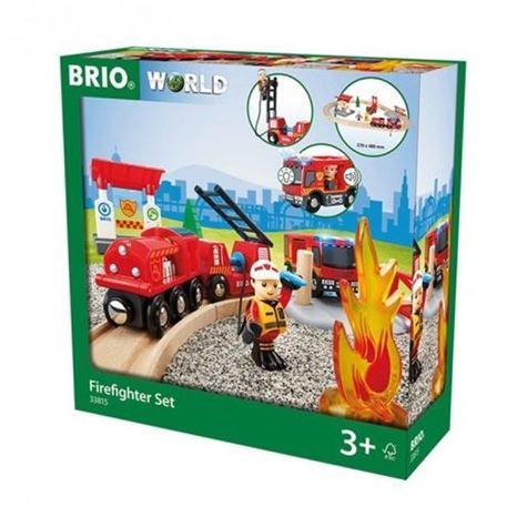 brio® togsett med brannmannste
