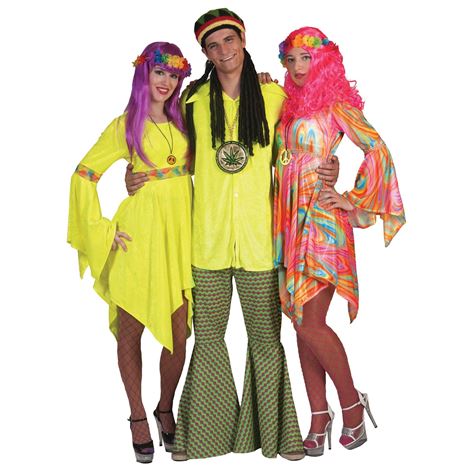 hippie kjole/topp/ neongul str36/38