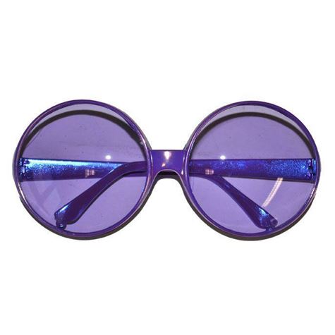 briller/ runde lilla