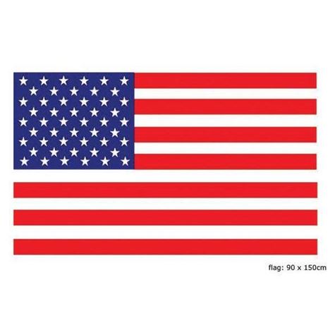 amerikansk flagg 90x150