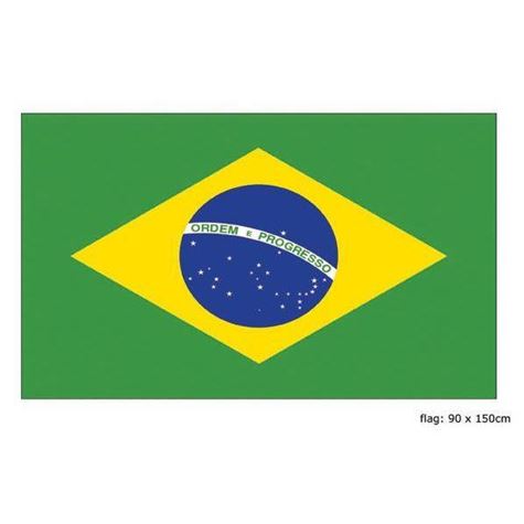 brasiliansk flagg / 90x150cm