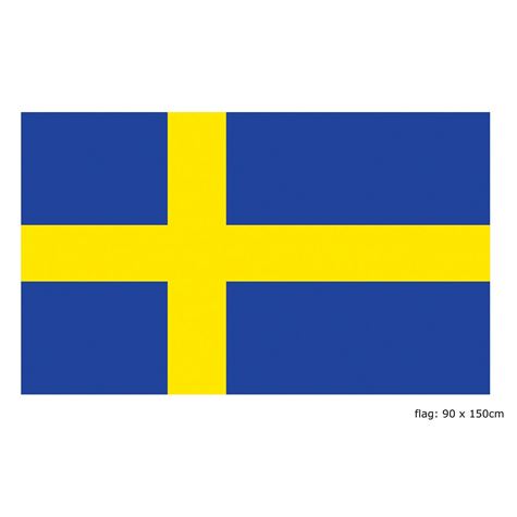 svensk flagg/ 90x150cm