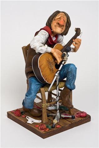 figur/ the guitar player forchino