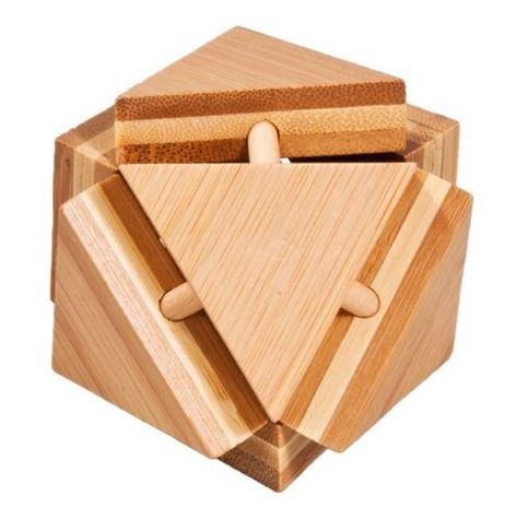 iq test bamboo puzzle/ magic trianglebox 