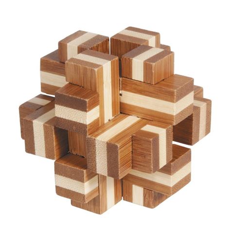 „iq test“ bamboo puzzle „cube cross“