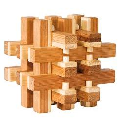 „iq test“ wooden bamboo puzzle locked