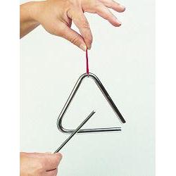 triangel med metallstav 10cm 