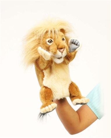 hansa lion puppet 32cm h