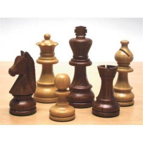 sjakkfigurer store/ palisander tre
