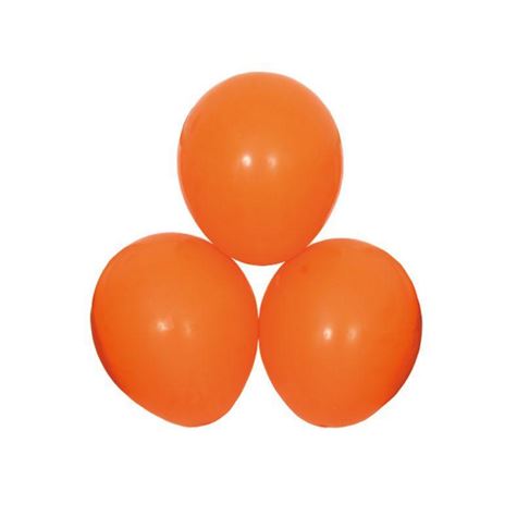 oransje ballonger/ 25 stk/ leco