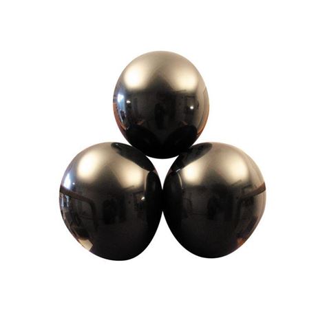 svarte ballonger/ 25 stk/ leco