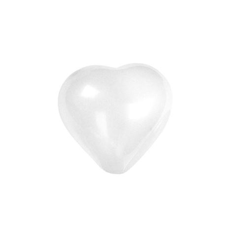 hvite hjerteballonger/ 6 stk/ leco