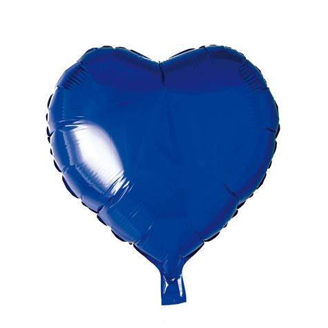 folieballong/ blatt hjerte 46cm