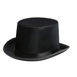 hoy svart hatt/ flosshatt