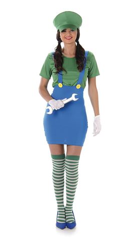 green girl plumber adult m