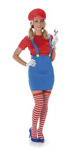 red girl plumber adult l