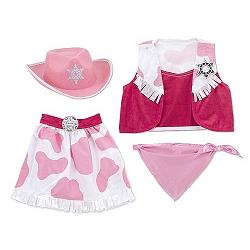 cowgirl kostyme/ role play sets 3 6 ar-1