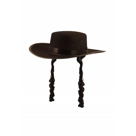 ortodoks jodisk hatt m/kroller one size