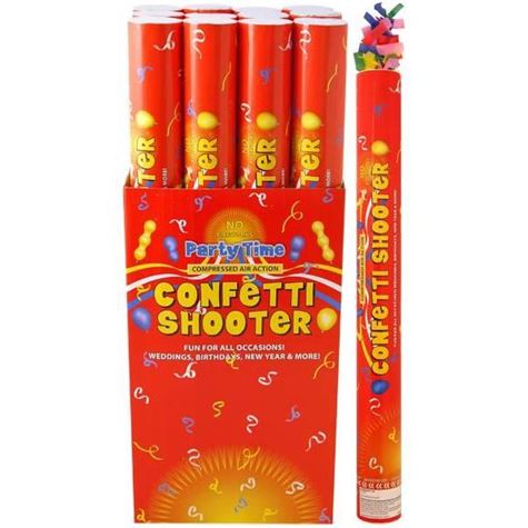 confetti shooter party time paper 50cm