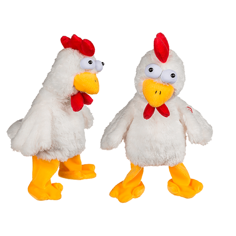 plush choke a rooster with movement  sound/ ca 3