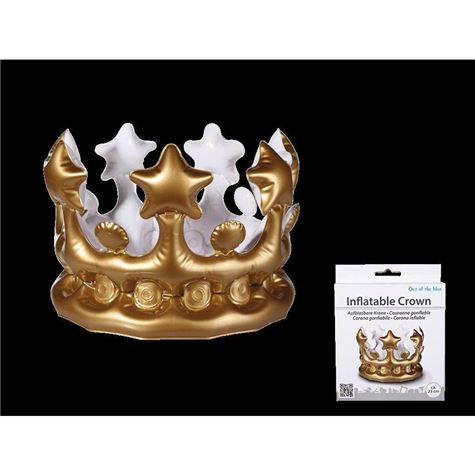 inflatable crown/ ca 23 cm/ in packaging with hea