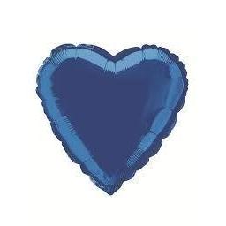 1  46 cm heart foil balloon   royal blue